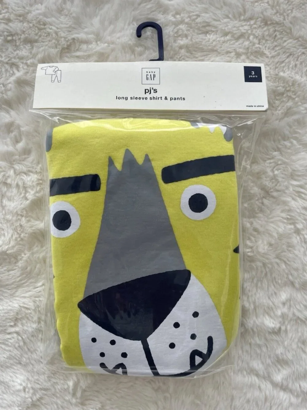 SALE! NWT GAP Unisex Pajamas Set - Lion Long Sleeve Size 3T
